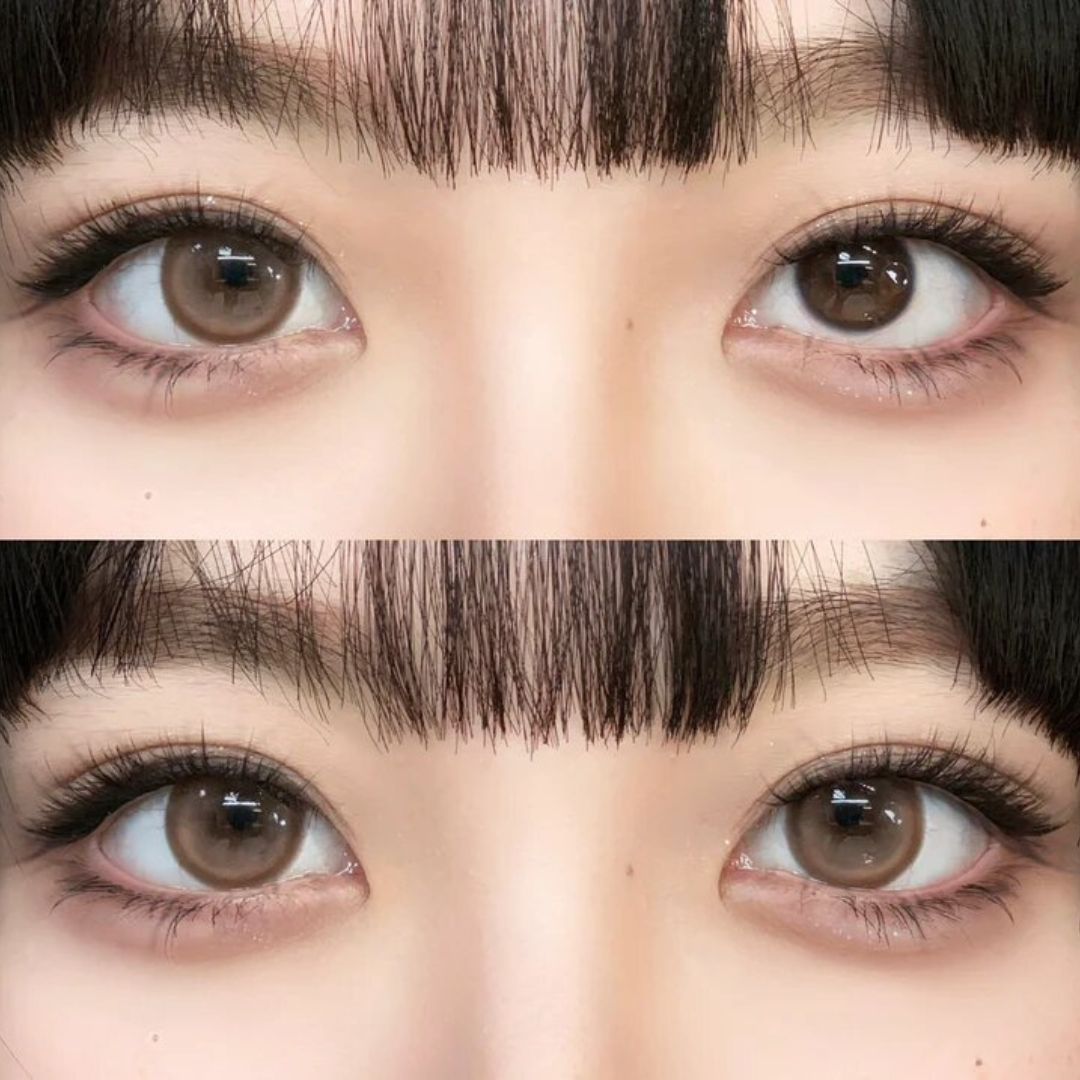 kazzue moonveil luna veil colored contact lens closeup