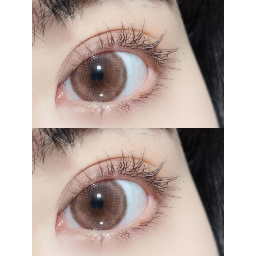 kazzue moonveil luna veil colored contact lens closeup