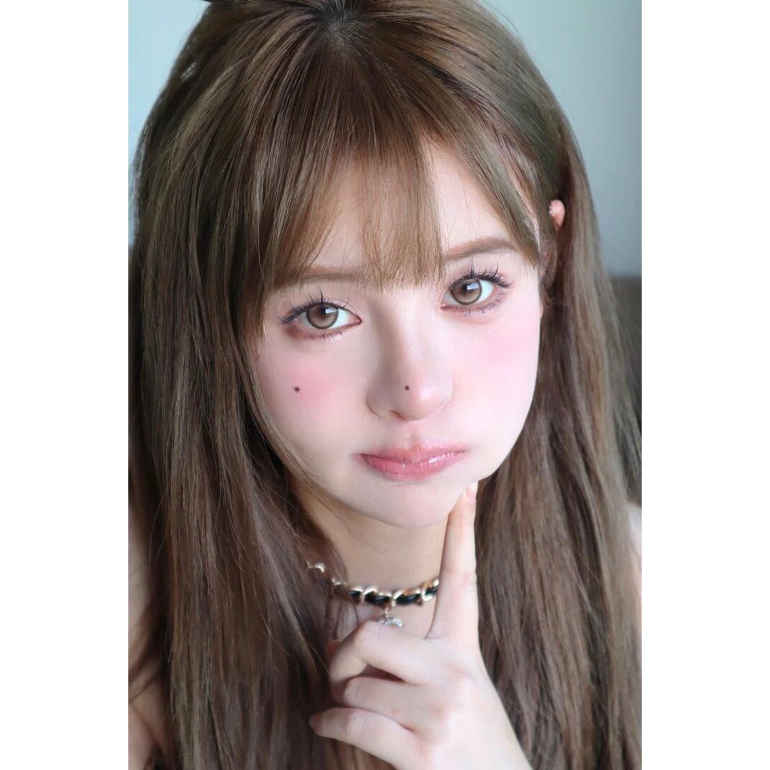 kazzue moonveil timeless brown colored contact lens