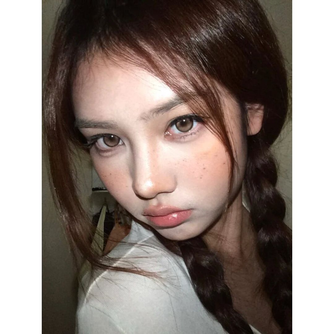 kazzue moonveil timeless brown colored contact lens