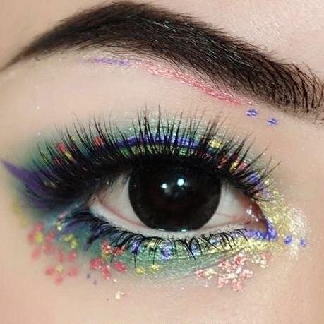 kazzue premier black colored contact lens closeup