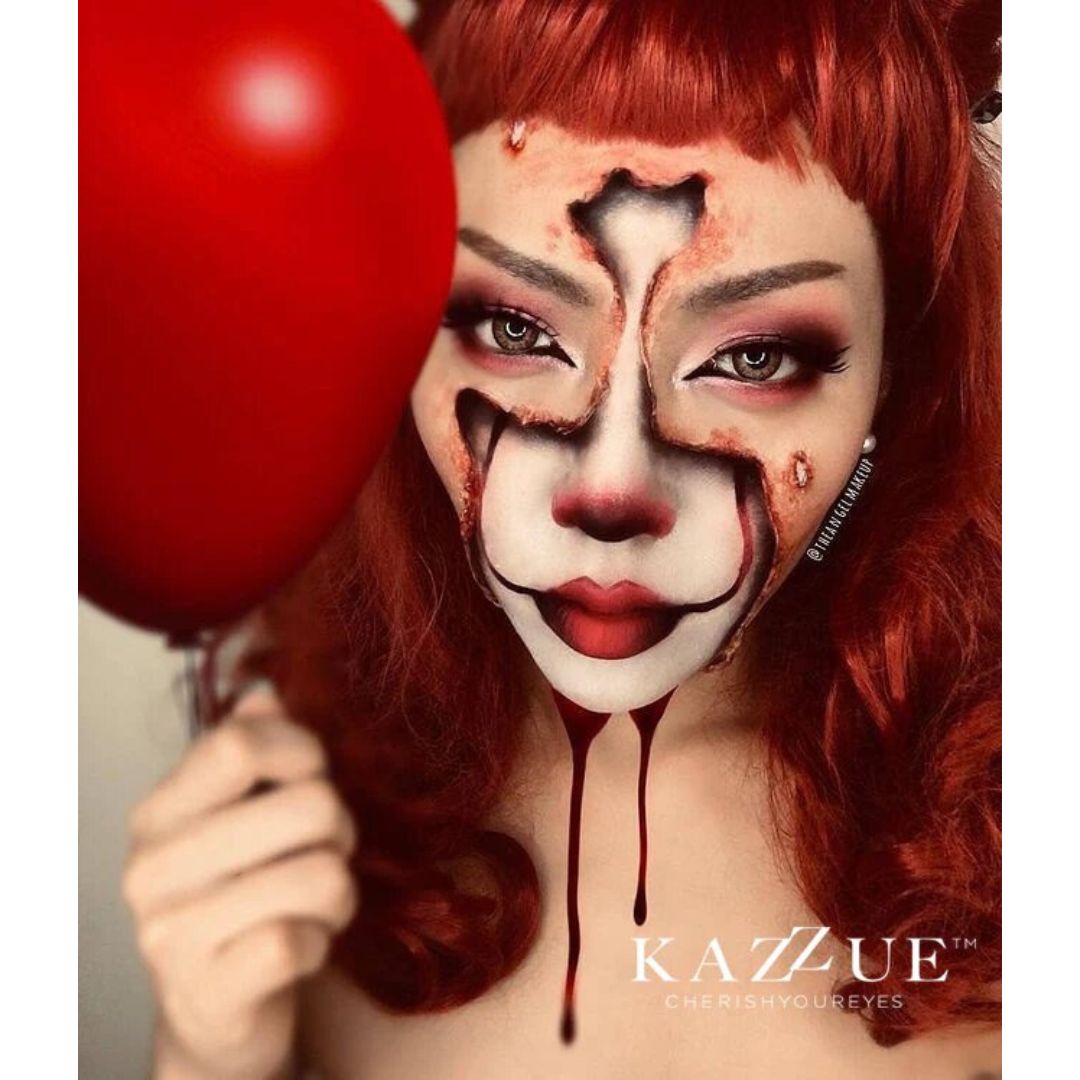 kazzue premier brown colored contact lens