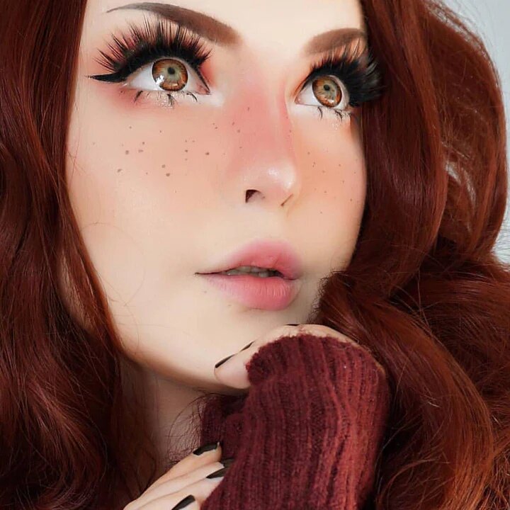 kazzue premier caramel colored contact lens