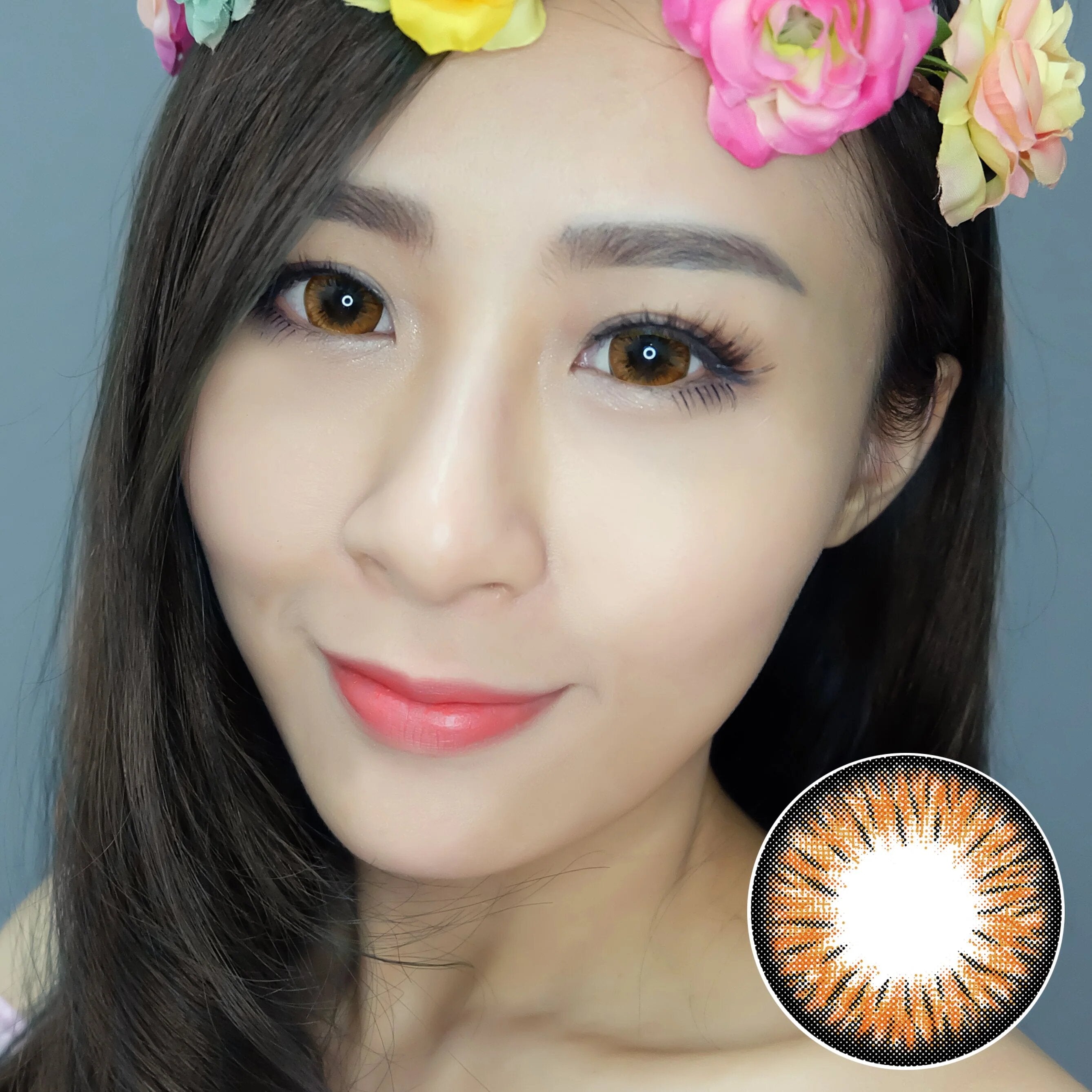 kazzue premier caramel colored contact lens