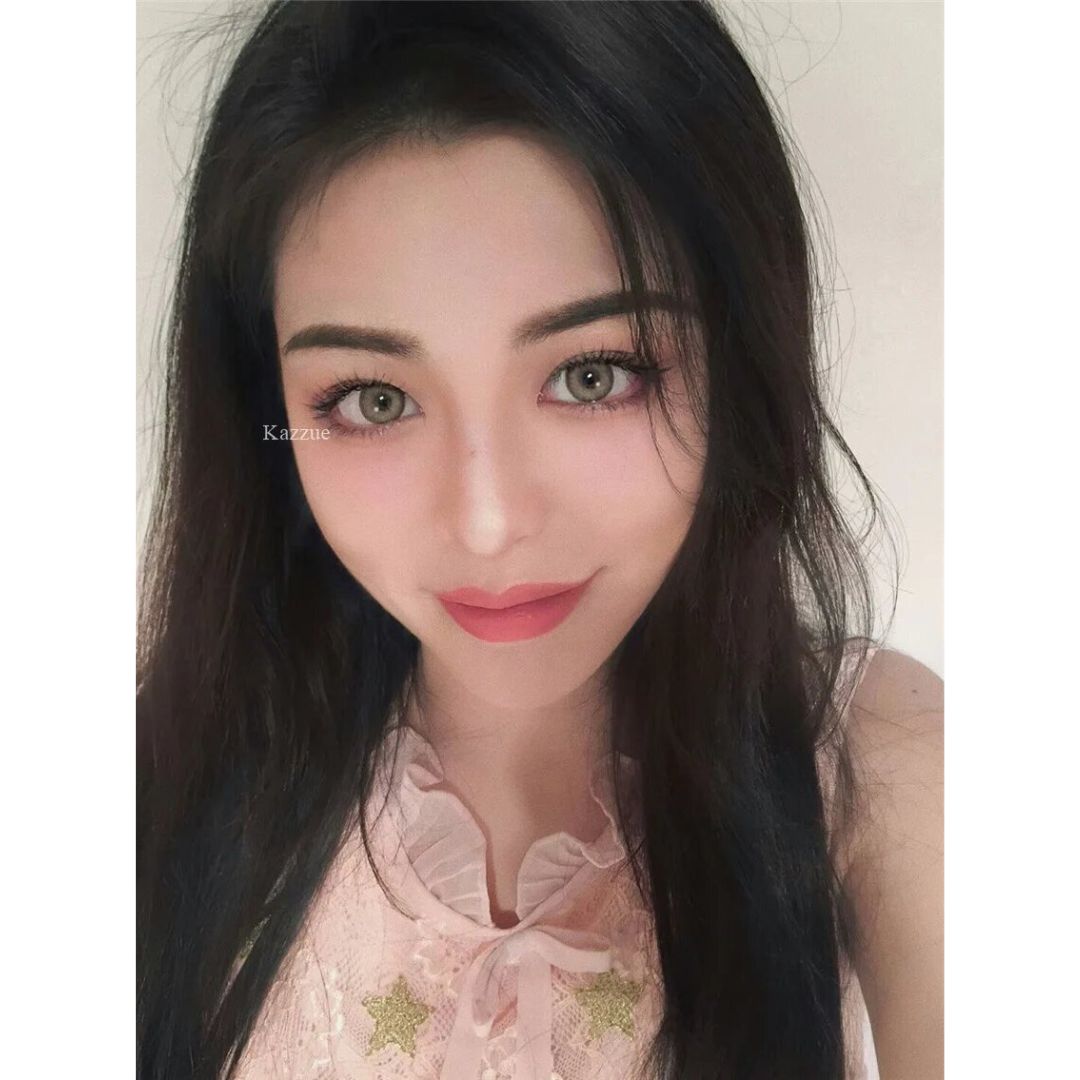 kazzue pro coffee brown colored contact lens
