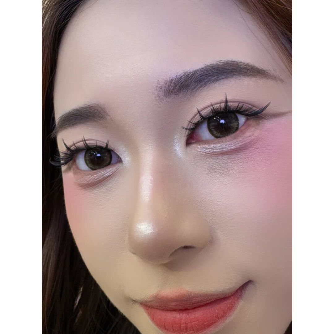 kazzue pro coffee brown colored contact lens