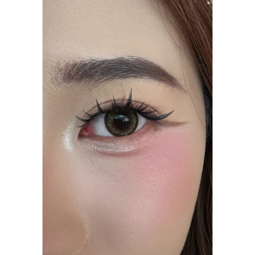 kazzue pro coffee brown colored contact lens