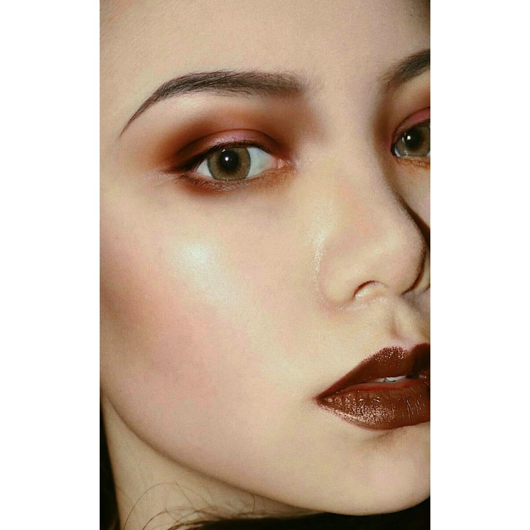 kazzue pro coffee brown colored contact lens