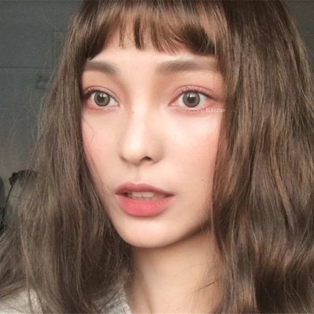 kazzue pro coffee brown colored contact lens