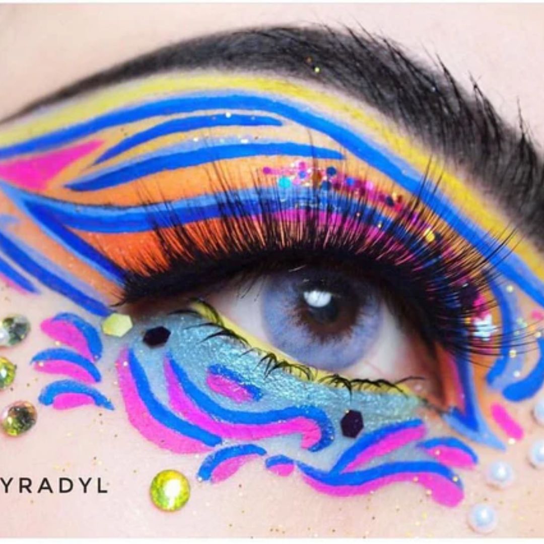 kazzue purple unicorn colored contact lens