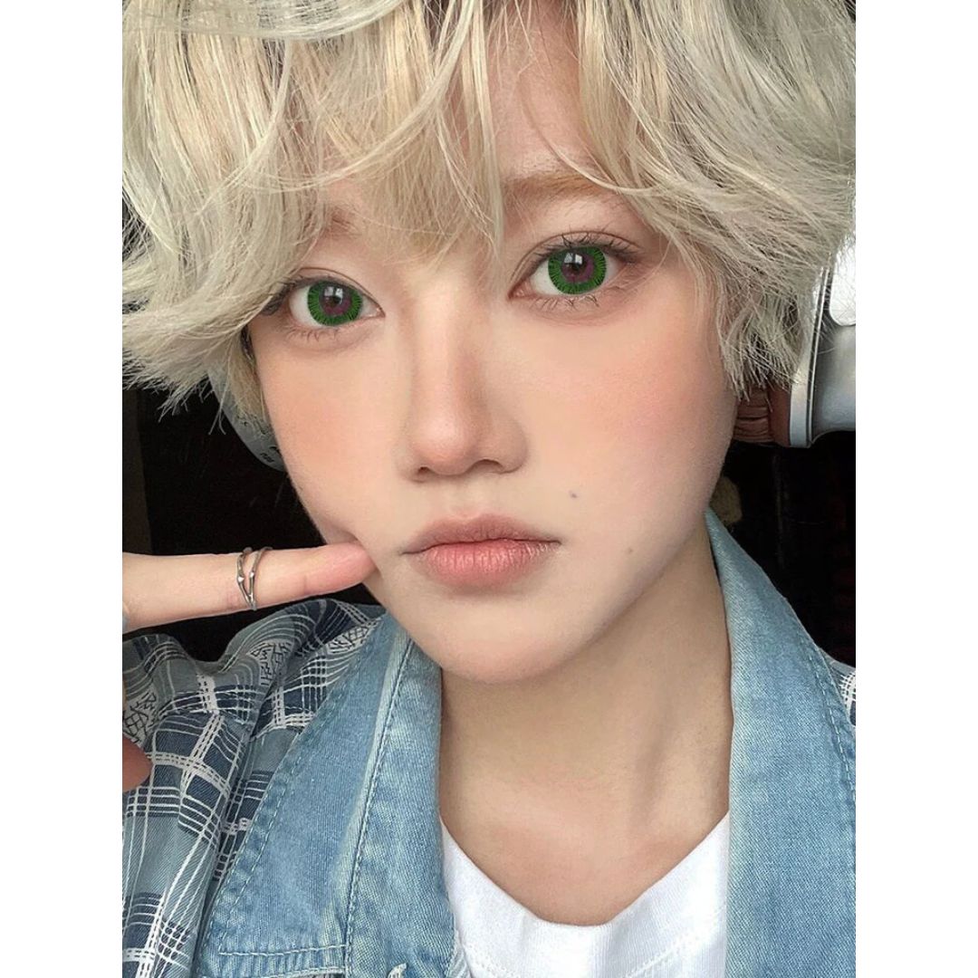 kazzue real fairy green colored contact lens