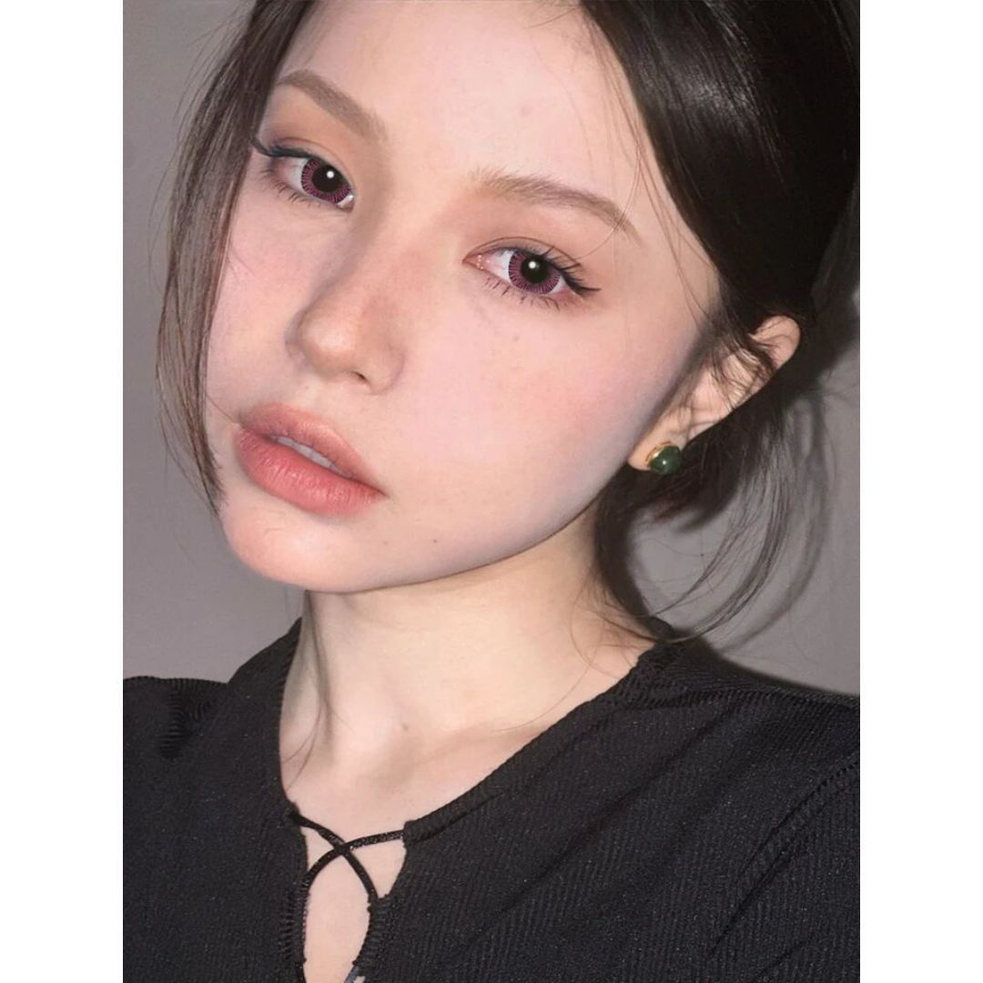 kazzue real fairy pink colored contact lens