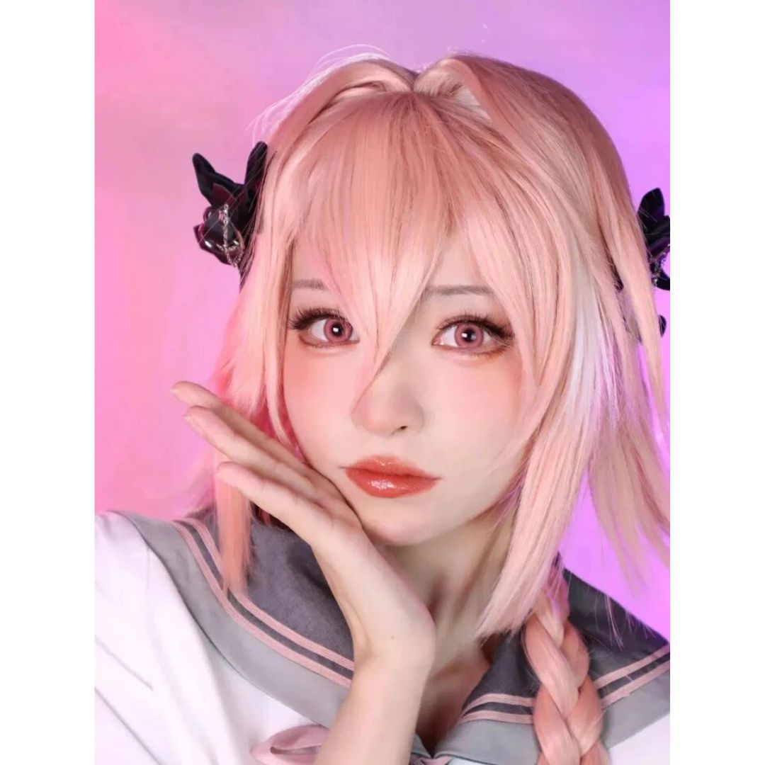 kazzue sakura pink colored contact lens