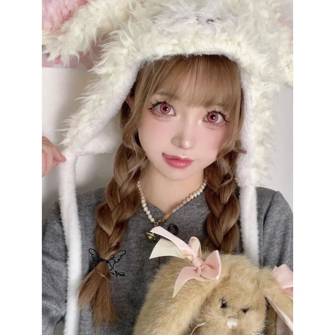 kazzue sakura pink colored contact lens