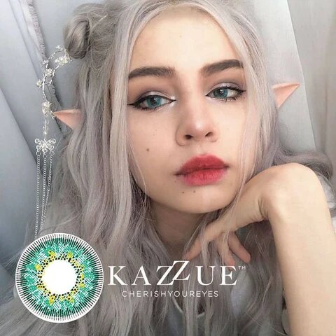 kazzue snow elf colored contact lens