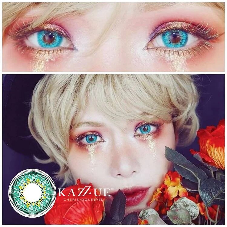 kazzue snow elf colored contact lens