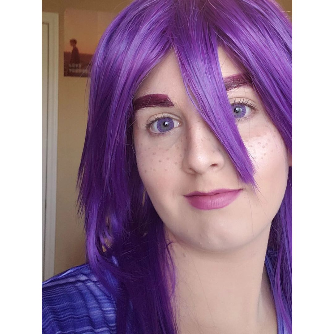 kazzue starryeye violet colored contact lens