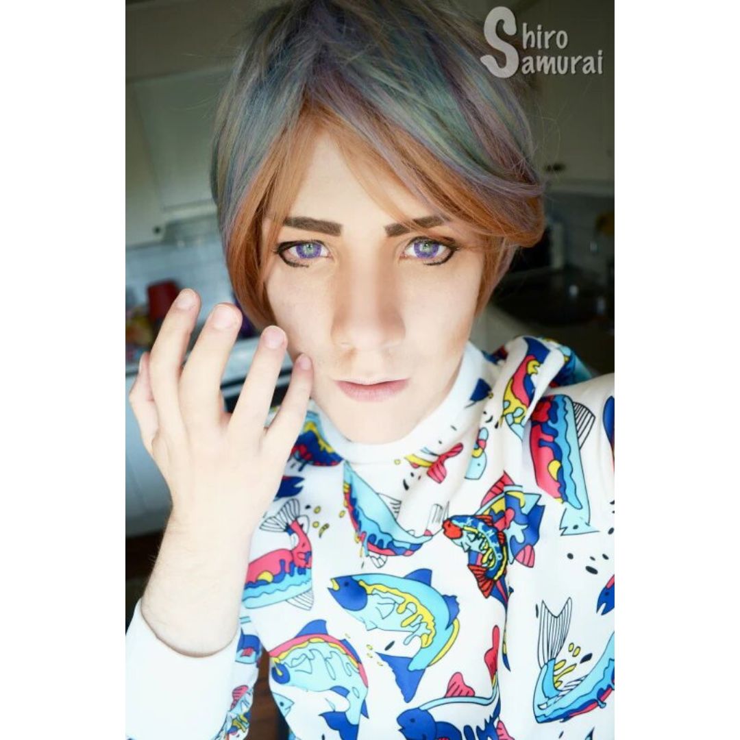 kazzue starryeye violet colored contact lens
