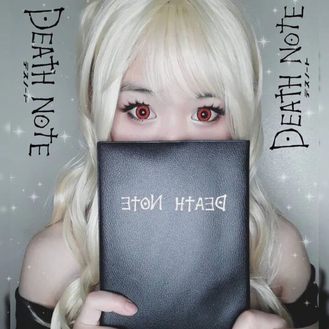 kazzue twilight red colored contact lens