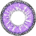 kazzue vivid brilliant purple colored contact lens