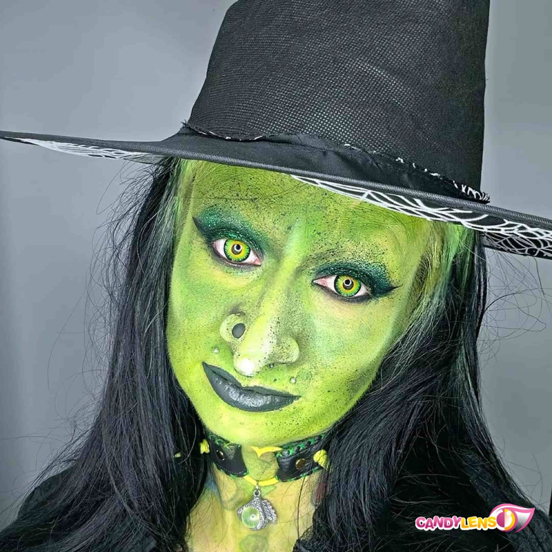 sweety crazy green werewolf colored contact lens