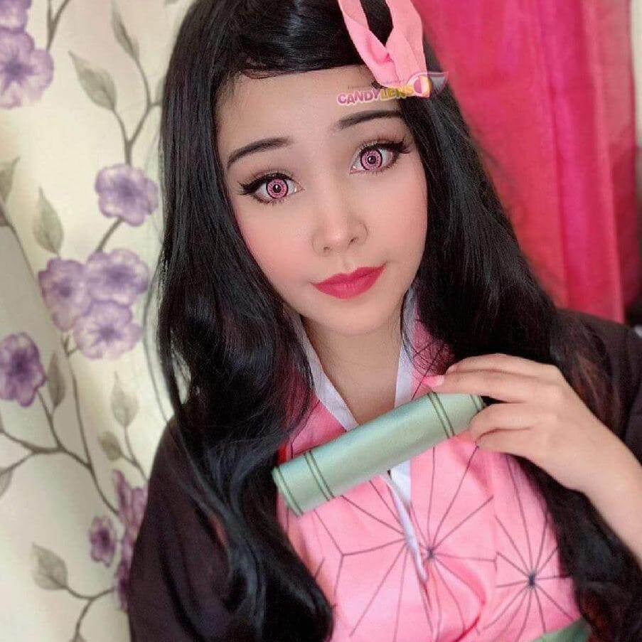 EOS Dolly Eye Pink Circle Lens