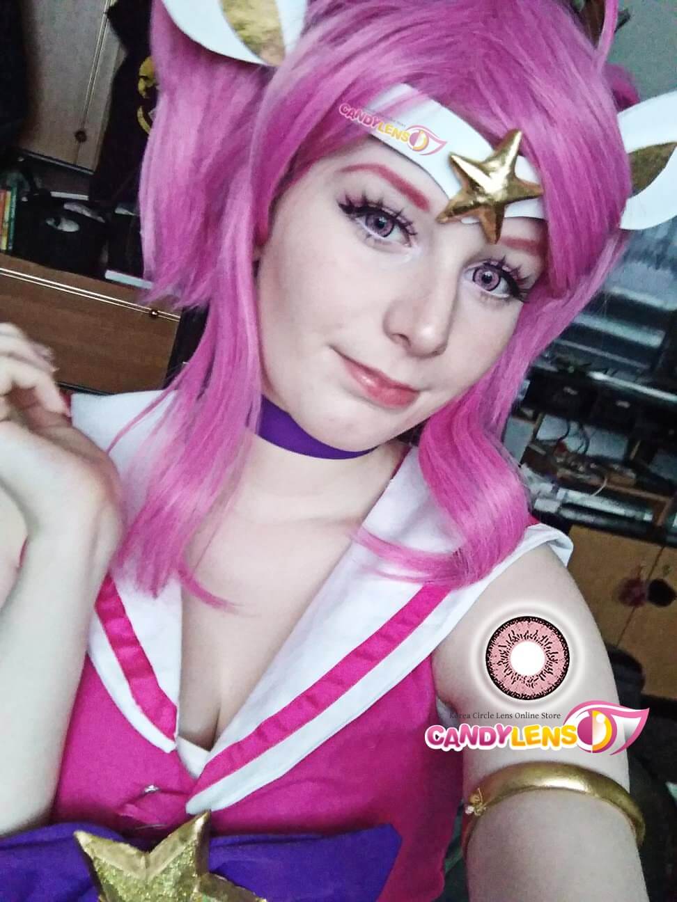 EOS Dolly Eye Pink Circle Lens