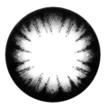 kazzue classic black colored contact lens