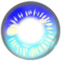 kazzue coscon anime blue colored contact lens