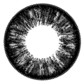 kazzue premier black colored contact lens