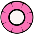 kazzue twilight pink colored contact lens