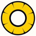 kazzue twilight yellow colored contact lens