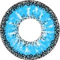 kazzue vivid brilliant blue colored contact lens