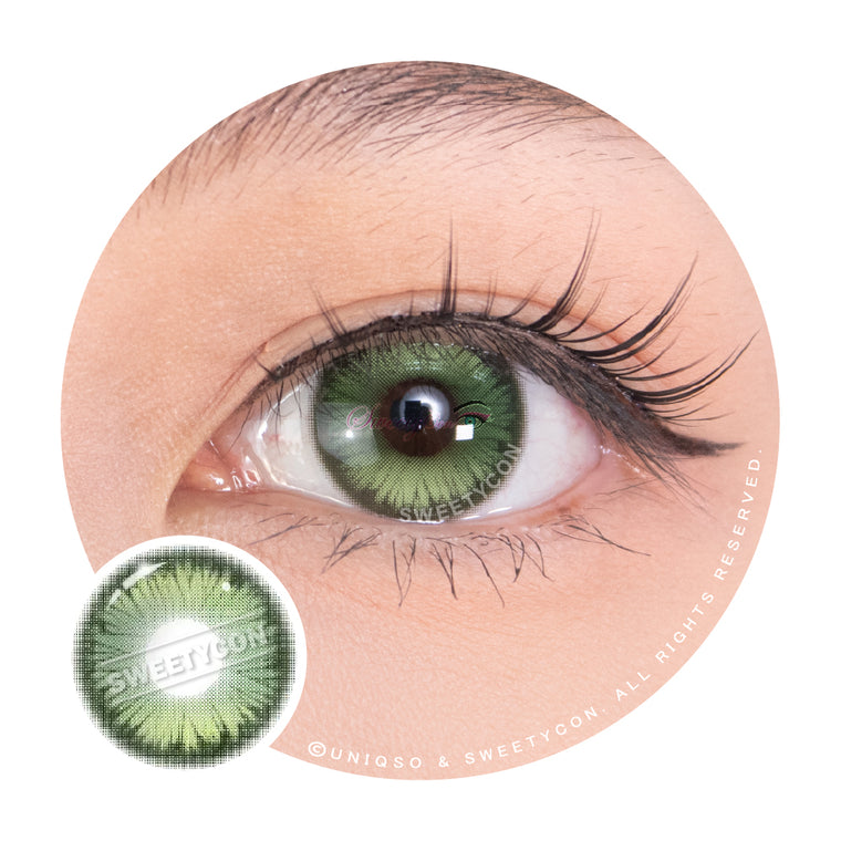 sweety mystic wing green colored contact lens