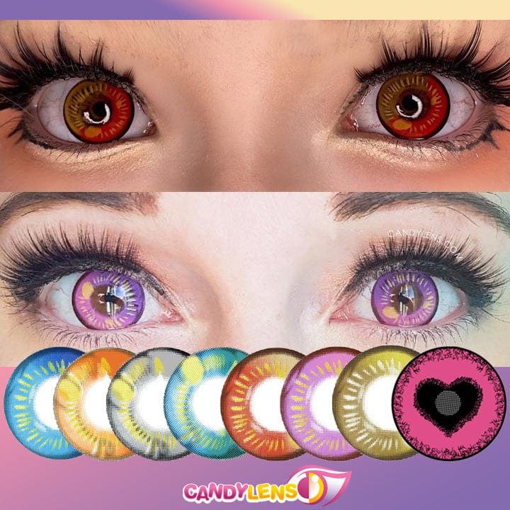 Color Vision Pink Manson Cosplay Contacts Spooky Eyes