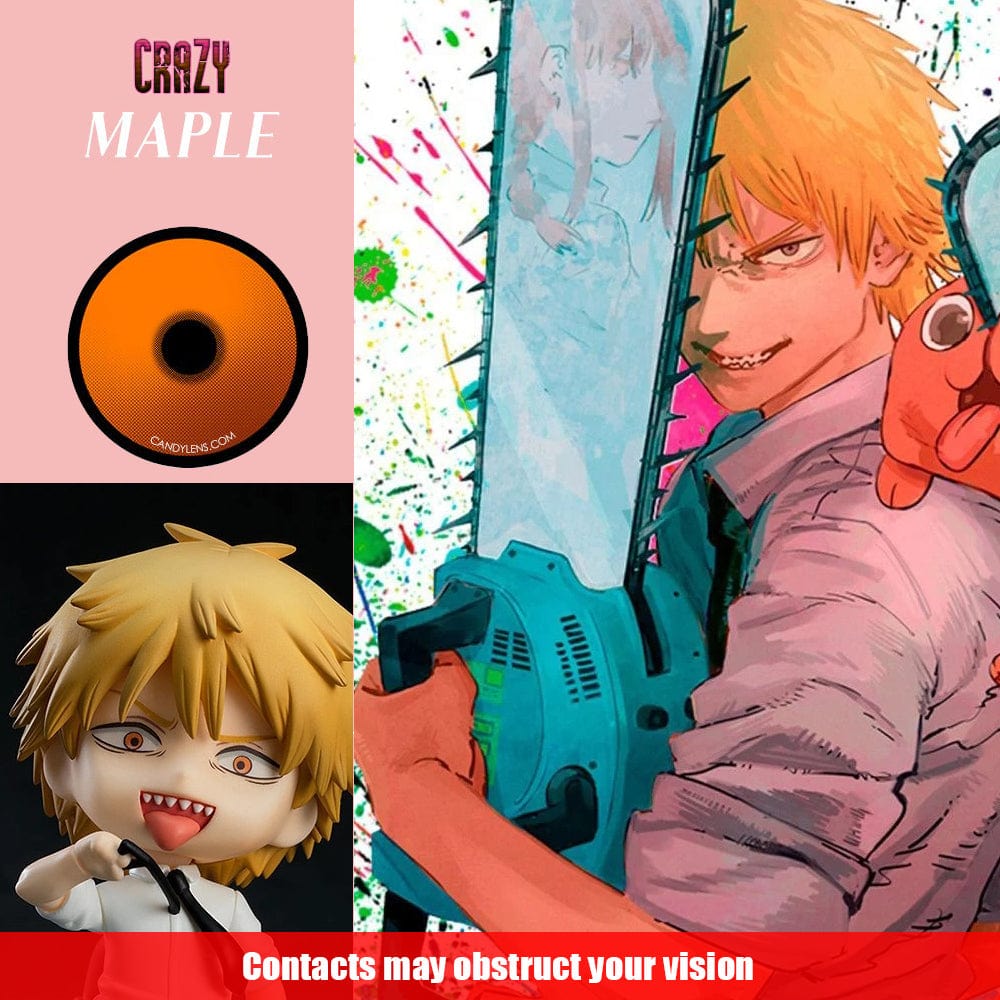 Chainsaw Man - Denji Cosplay Contact Lenses - Colored Contact Lenses